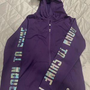 Girls xersion purple hoodie. New without tags. Excellent condition.
